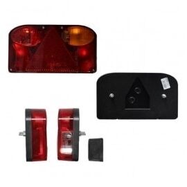 Lampa auto pentru remorca universala 12/24V , 240x137x55mm cu 5 functii partea Dreapta , 1 buc. - - Roveli