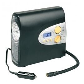 Compresor auto Carpoint 12V 7bar/100psi afisaj digital cu lanterna si cablu de 3.5m - - Roveli