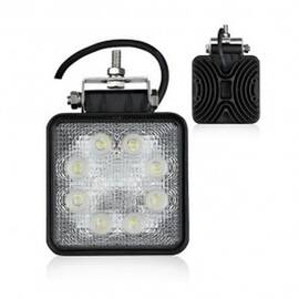Proiector auto Automax 12V cu 8 leduri 24W , 156x103x42mm , 1buc, lampa de lucru LED, omologare E8 - - Roveli