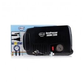 Compresor aer cu alimentare la priza 230V AC, cu 3 adaptori , lungime cablu alimentare 3 metri - - Roveli