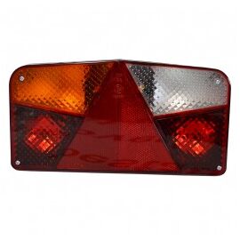 Lampa auto Horpol pentru remorca partea stanga 12/24V , 265x140x65mm cu triunghi reflectorizant, 1 buc. - - Roveli