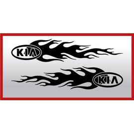 Set 2 buc. stickere portiere KIA - - Roveli