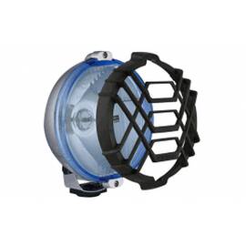 Proiector auto Wesem 12/24V bec H3, 152x81mm rotund, sticla albastra si carcasa cromata, cu lumina de drum , 1 buc. - - Roveli