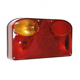Lampa auto Carpoint pentru remorca cu 5 functii , partea stanga 12V , 235x132mm, 1 buc. - - Roveli