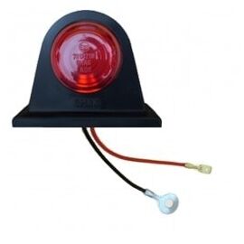 Lampa gabarit auto 12/24V rotunda Rosu - Alb, 98x73x68 cm, 1 buc. - - Roveli