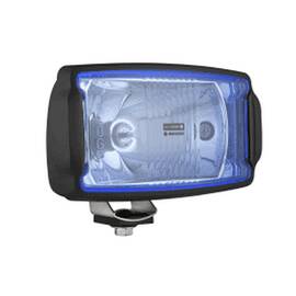 Proiector auto Wesem 12/24V 220x123x120mm Universale albastre carcasa neagra , cu lumina de drum , 1 buc. - - Roveli
