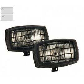 Set 2 proiectoare auto Carpoint 12V 55W cu bec H3 , carcasa de plastic dimensiuni 115x215 mm. cu lumina de drum - - Roveli