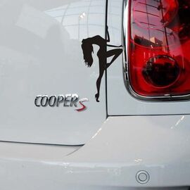Sticker auto POLE DANCE - - Roveli