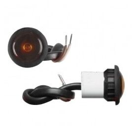 Lampa gabarit auto 12V rotunda Rosie cu led, diametru 27.5mm , 1 buc. - - Roveli