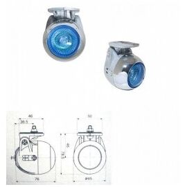 Proiectoare de ceata Cromate 12V - H3 - 55W, set 2 buc. - - Roveli