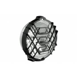 Proiector auto Wesem 12V bec H3 , 183x97mm rotund sticla alba carcasa cromata, cu lumina de drum , 1 buc. - - Roveli