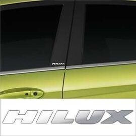 Stickere stalpi usa CHROME - HILUX (set 2 buc.) - - Roveli