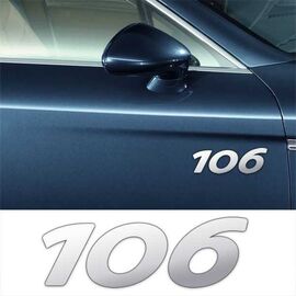 Stickere laterale CHROME - 106 (set 2 buc.) - - Roveli