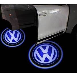 Proiectoare in portiera cu Logo VW Passat, Golf 5, Golf 6, Touareg, Sharan - - Roveli