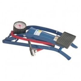 Pompa aer auto Carpoint de picior simpla cu un cilindru, 7 bar cu furtun de 60cm - - Roveli