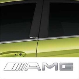 Stickere stalpi usa CHROME - AMG (set 2 buc.) - - Roveli