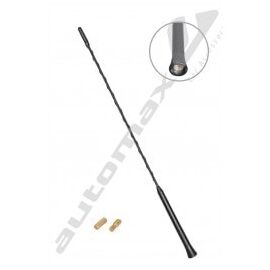 Tija antena auto Automax 41 cm cu 2 adaptori 5/6 mm - - Roveli