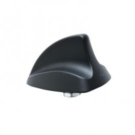 Antena auto reala Rechin neagra, universala , cu amplificare 12V - - Roveli