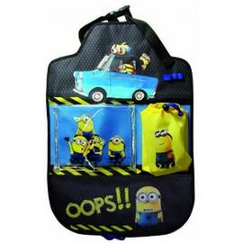 Organizator scaun auto Minions pentru spatarul scaunului din fata, 40 x 60 cm - - Roveli