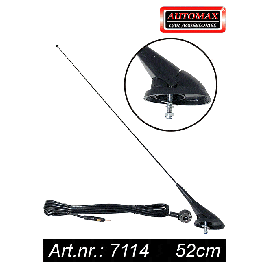 Antena auto Automax pavilion 52cm - - Roveli