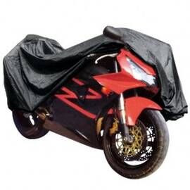 Prelata motocicleta Carpoint 245x80x145 , PVC , cu fereastra numar imatriculare - - Roveli