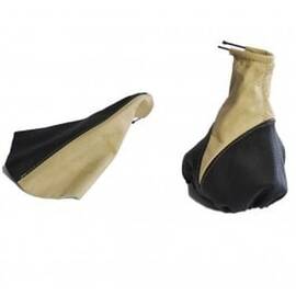 Set Manson schimbator + Manson frana mana Opel Tigra 1994-2001, set burduf, husa piele negru+bej - - Roveli