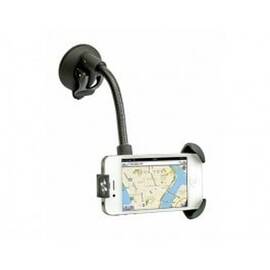 Suport auto pentru telefon 4 H-108/135 L-45/75mm cu brat flexibil 10cm - - Roveli