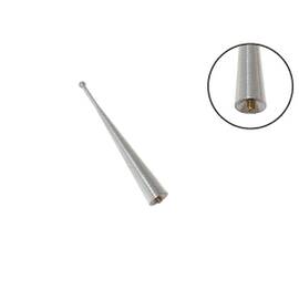 Tija antena auto Automax 10cm cromat, filet de 5 mm - - Roveli