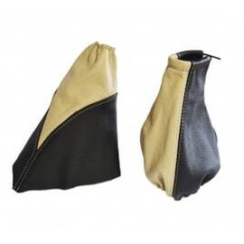 Set Manson schimbator + Manson frana mana Ford Focus Mk1 1998-2004, set burduf, husa piele negru+bej - - Roveli