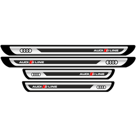 Set protectii praguri CROM - Audi S-Line - - Roveli