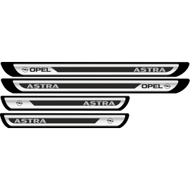 Set protectii praguri CROM - Opel Astra - - Roveli