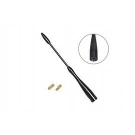 Tija antena auto Automax 16 cm. adaptoare de 5 si 6 mm, culoare negru - - Roveli