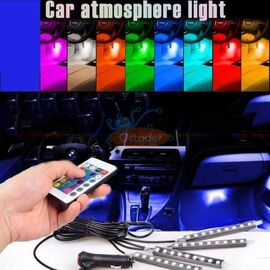 Roveli - Lumini UnderCar LED - RGB pentru interior sau exterior cu telecomanda - 22cm-