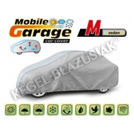 Prelata auto, husa exterioara Hyundai Accent hatchback impermeabila in exterior anti-zgariere in interior lungime 380-425cm - - Roveli