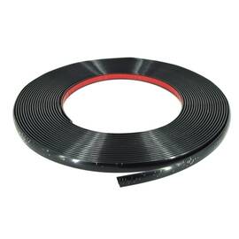 Ornament cromat adeziv - latime 6mm - NEGRU - - Roveli