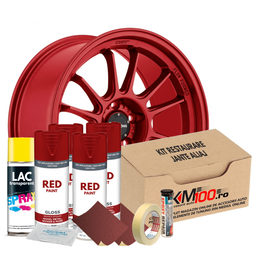 Kit reparatie jante, culoare VISINIU (V4) - Cod RAL: 3004 - - Roveli