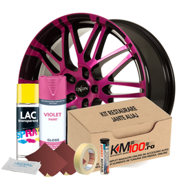 Kit reparatie jante, culoare VIOLET (V1) - Cod RAL: 4008 - - Roveli