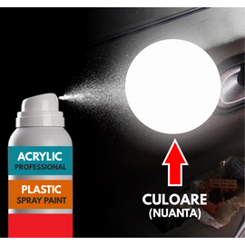 Spray Profesional RAL9003 pentru vopsire elemente din plastic sau metal - - Roveli