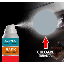 Spray Profesional RAL7001 pentru vopsire elemente din plastic sau metal - - Roveli