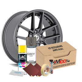 Kit reparatie jante, culoare GRI (V1) - Cod RAL: 7024 - - Roveli