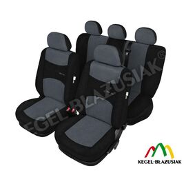 Set huse scaune auto SportLine Gri pentru Dacia Sandero - KM1001917 - - Roveli