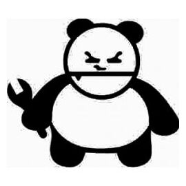 Stickere auto JDM fat panda mechanic - - Roveli