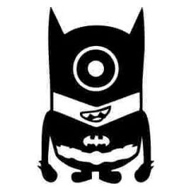 Stickere auto Minion batman - - Roveli