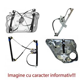 Macara geam manuala Renault CLIO I, 1993-09.98 Spate Dreapta - - Roveli