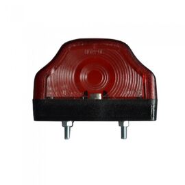 Lampa numar camion universala 12/24V 95x60x65mm     partea Dreapta/ Stanga   1 bucata   carcasa rosie - BAV-99OT007E - - Roveli