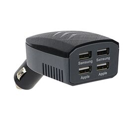 Priza auto cu 4 iesiri USB cu alimentare la bricheta - - Roveli