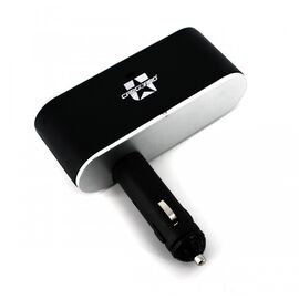 Priza tripla pt bricheta auto + USB 1A Techno Plus - - Roveli