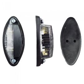 Lampa gabarit auto 12V/ 24V, Alb- Negru, 45x100x40mm, Stanga/ Dreapta, 1buc - - Roveli