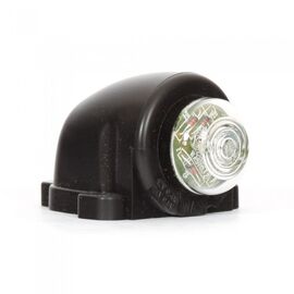 Lampa gabarit auto 12V/ 24V cu LED, rotunda , culoare Rosu, cu cablu,1 buc. - - Roveli