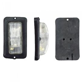 Lampa gabarit auto 12V/ 24V, dreptunghiulara Alba cu LED, 50x95x30mm , 1 buc. - - Roveli